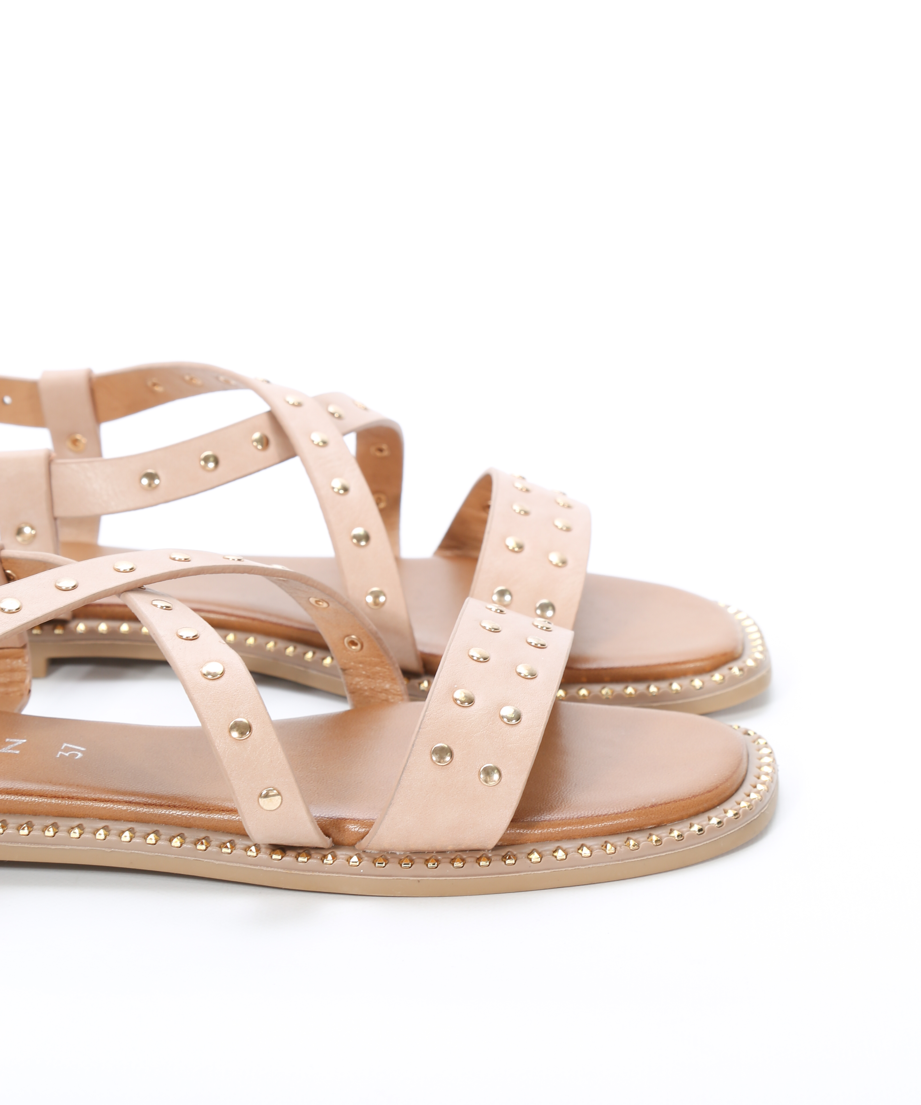 Sandalias planas tachas image number null